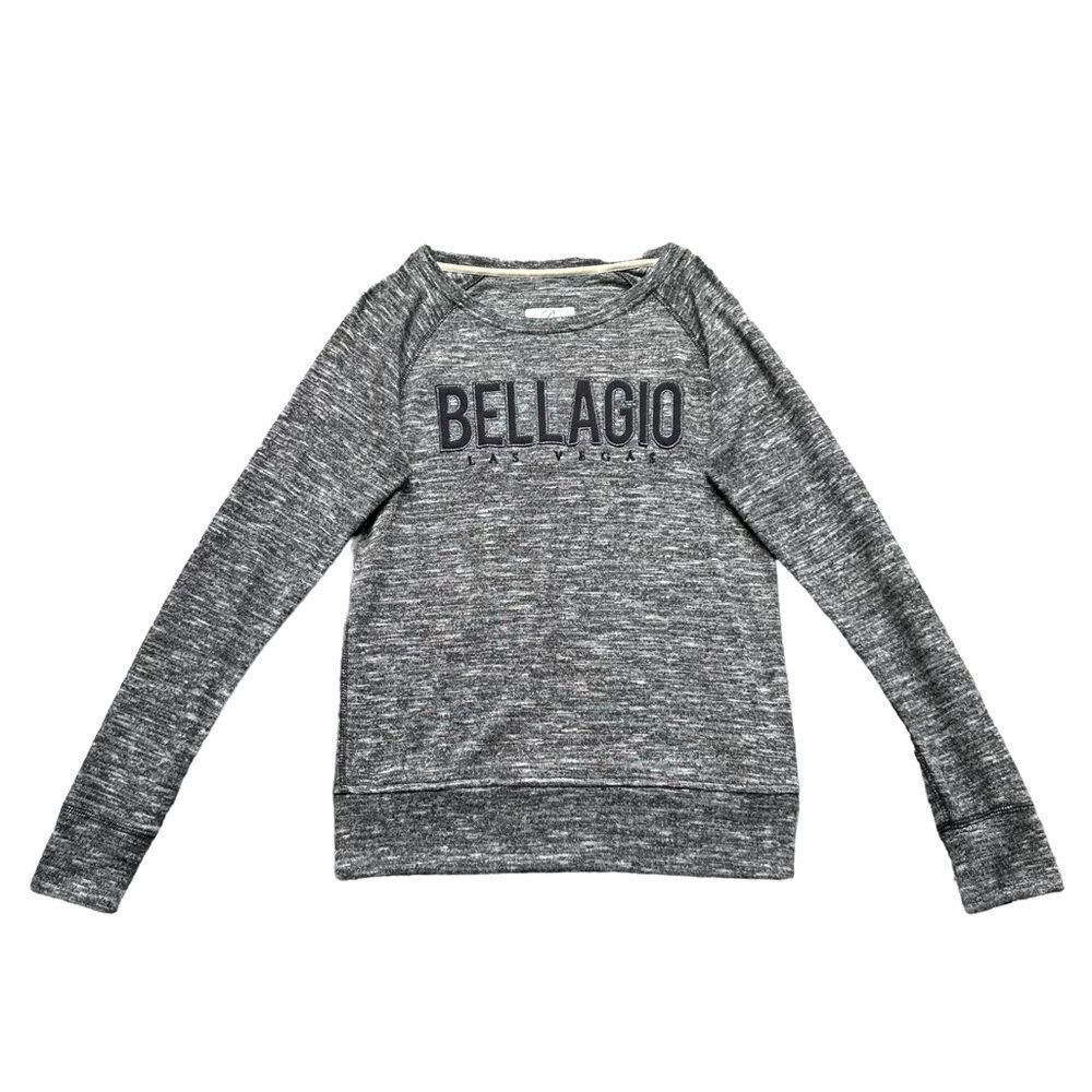 🔃Bellagio Las Vegas Gray Long Sleeve Sweater